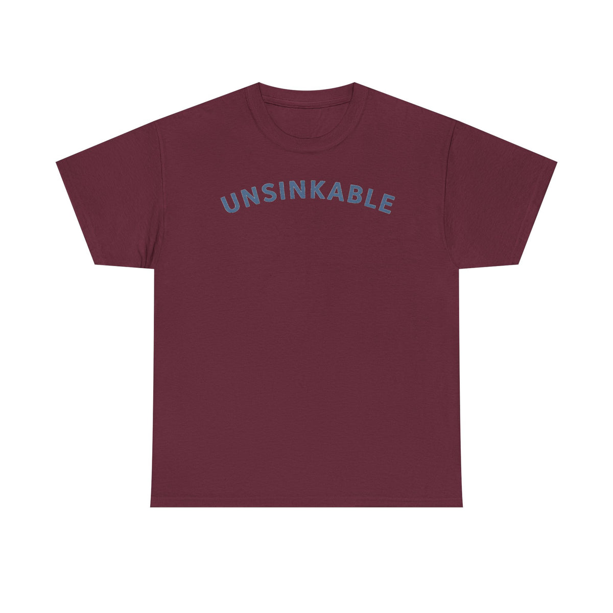 Unsinkable T-Shirt — "Anchored in Christ" Inspirational Christian Tee (Colossians 2:7)
