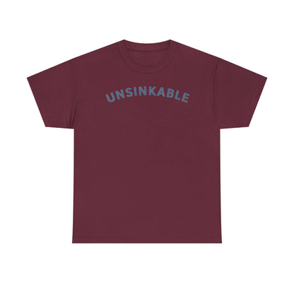 Unsinkable T-Shirt — "Anchored in Christ" Inspirational Christian Tee (Colossians 2:7)