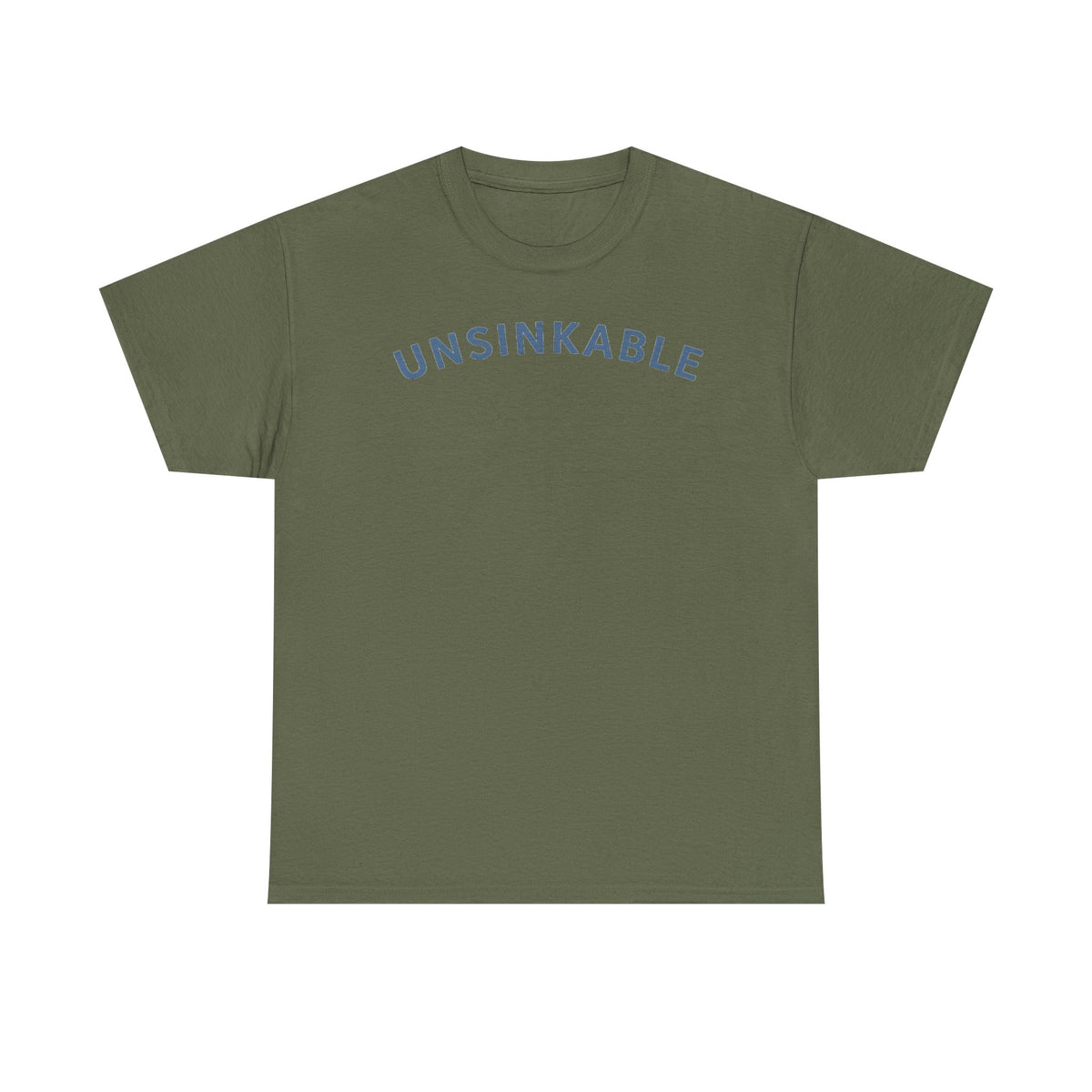 Unsinkable T-Shirt — "Anchored in Christ" Inspirational Christian Tee (Colossians 2:7)