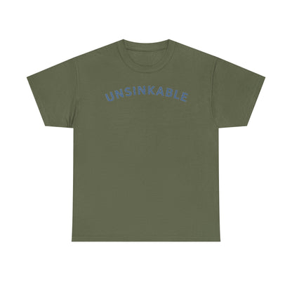 Unsinkable T-Shirt — "Anchored in Christ" Inspirational Christian Tee (Colossians 2:7)