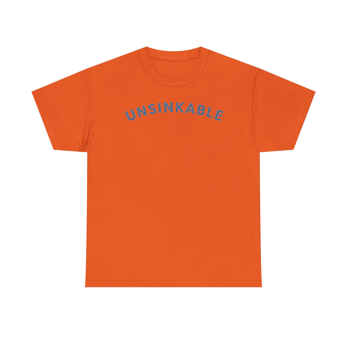Unsinkable T-Shirt — "Anchored in Christ" Inspirational Christian Tee (Colossians 2:7)