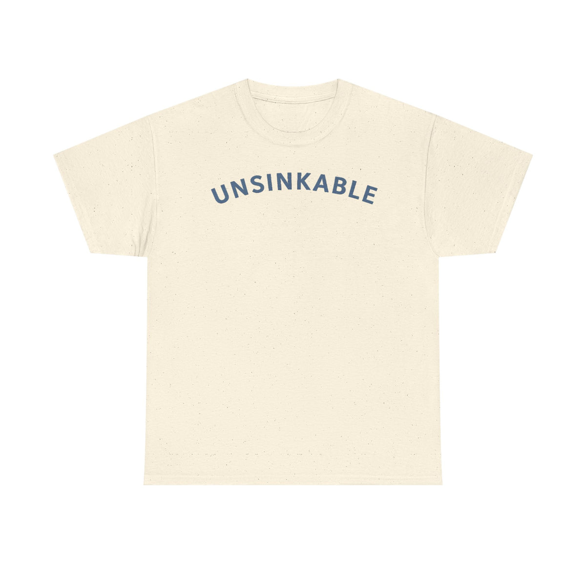 Unsinkable T-Shirt — "Anchored in Christ" Inspirational Christian Tee (Colossians 2:7)