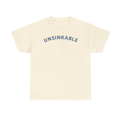 Unsinkable T-Shirt — "Anchored in Christ" Inspirational Christian Tee (Colossians 2:7)