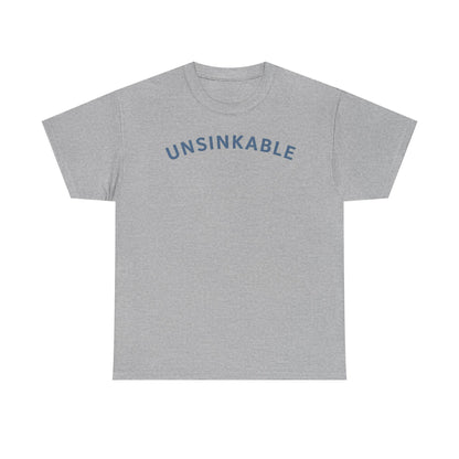 Unsinkable T-Shirt — "Anchored in Christ" Inspirational Christian Tee (Colossians 2:7)