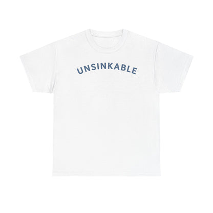 Unsinkable T-Shirt — "Anchored in Christ" Inspirational Christian Tee (Colossians 2:7)