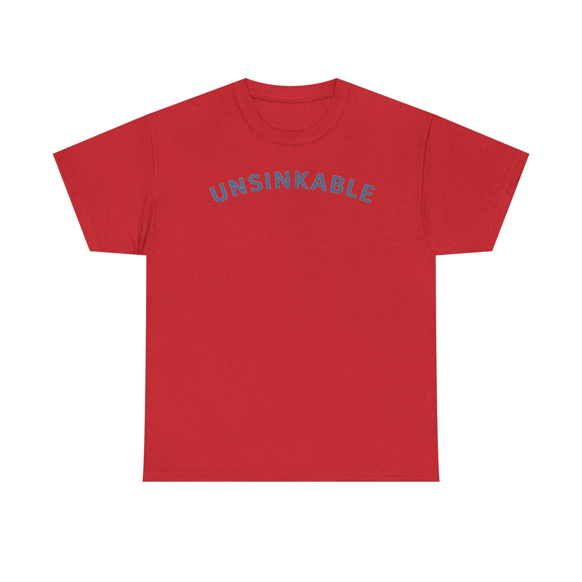 Unsinkable T-Shirt — "Anchored in Christ" Inspirational Christian Tee (Colossians 2:7)