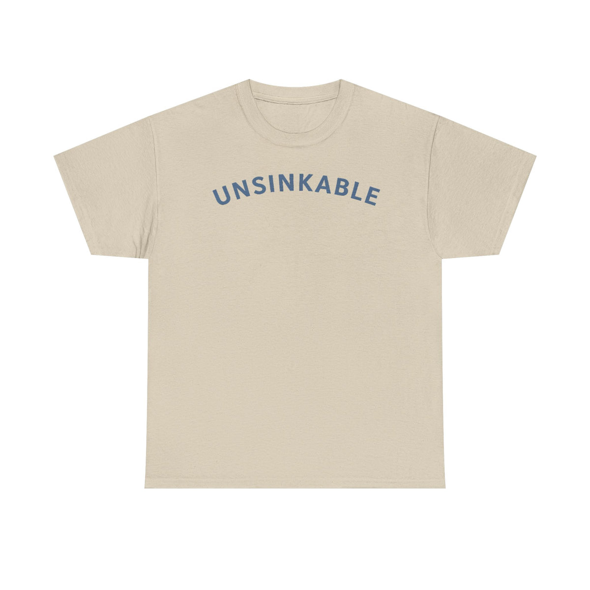 Unsinkable T-Shirt — "Anchored in Christ" Inspirational Christian Tee (Colossians 2:7)