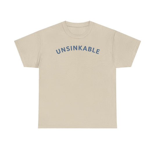 Unsinkable T-Shirt — "Anchored in Christ" Inspirational Christian Tee (Colossians 2:7)